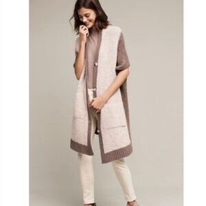 Anthropologie Sleeping On Snow Oversized Long Cardigan , Size XL
